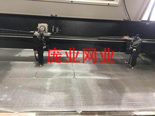 网布激光切片加工  ...