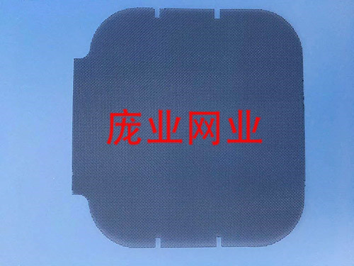 黑色不规则网布激光切...